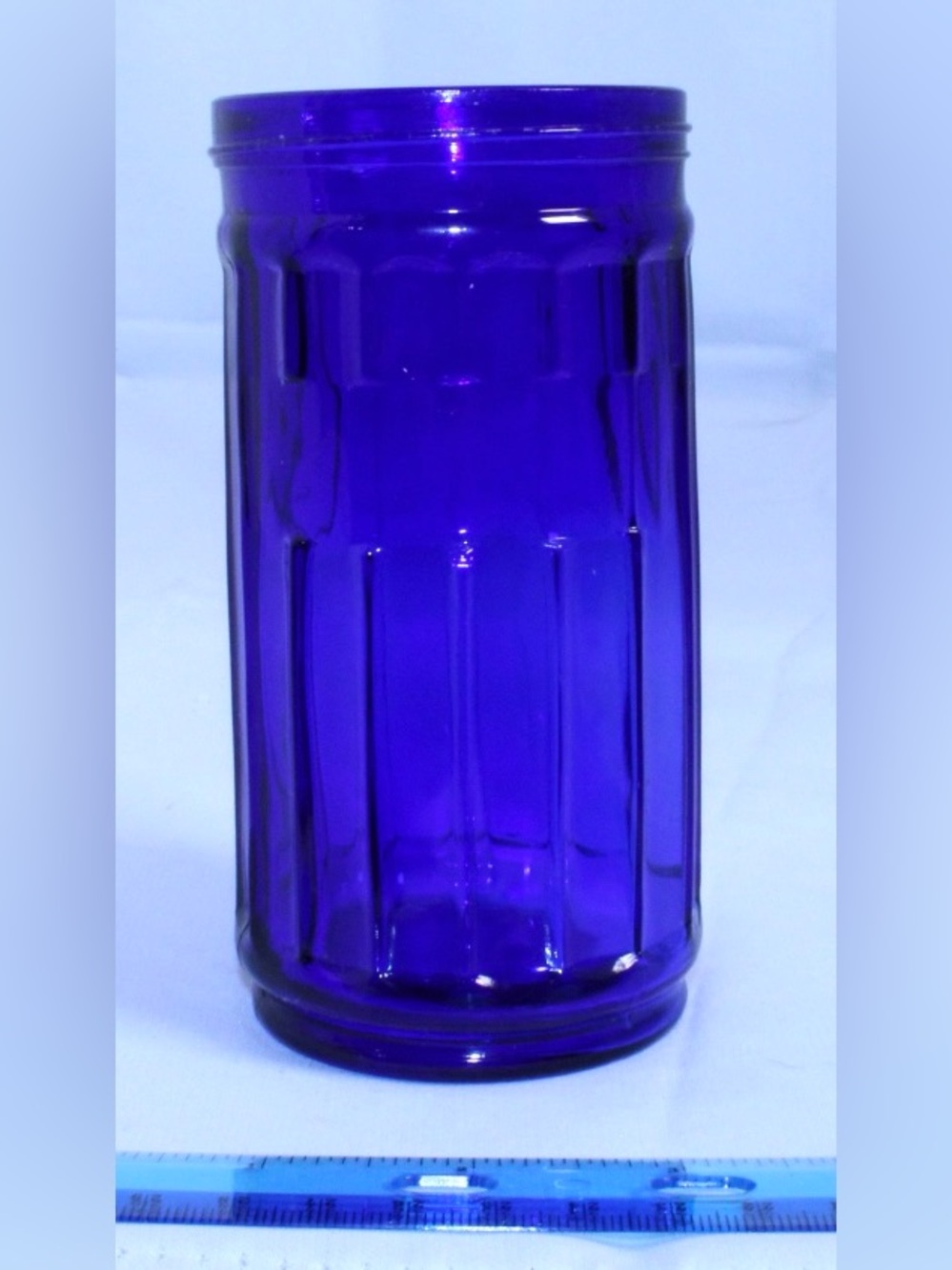 Vintage Cobalt Blue Apothecary Jar